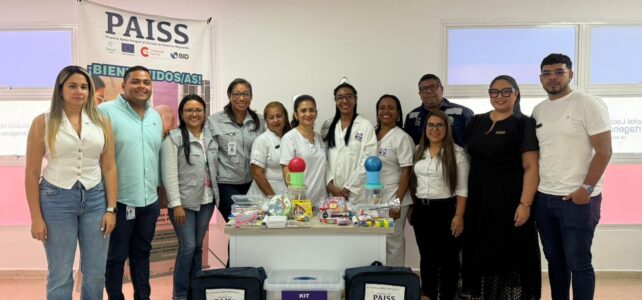Hospital Local Cartagena fortalece la valoración del desarrollo infantil con nuevos kits entregados por el programa PAISS