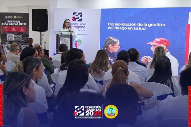 💙 Estamos transformando la salud con resultados.

Durante la Audiencia Pública de Rendición de Cuentas vigencia 2025, nuestra gerente Sabrina Van-Leenden presentó importantes avances en la atención en salud para los cartageneros.

🏥 Más de 837 mil atenciones realizadas.
🧠 Incremento del 179% en atenciones de psicología.
💉 Más de 274 mil vacunas aplicadas.
🔎 Fortalecimiento de la vigilancia en salud pública y detección temprana de cáncer.

Seguimos avanzando hacia una atención más cercana, oportuna y humanizada. ✨