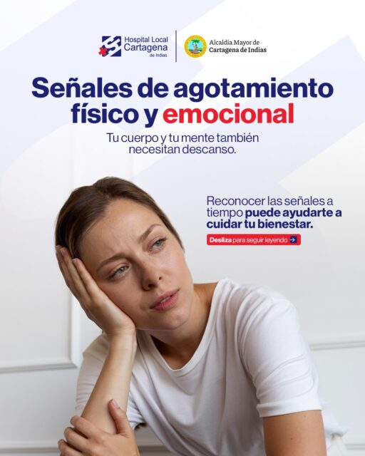 Tu cuerpo y tu mente también hablan.

El cansancio constante, la falta de energía, la irritabilidad o la dificultad para concentrarte pueden ser señales de agotamiento físico y emocional. ⚠️

💙 Reconocer estas señales a tiempo es el primer paso para cuidar tu bienestar.

📌 Desliza y conoce algunas señales de alerta que no debes ignorar.