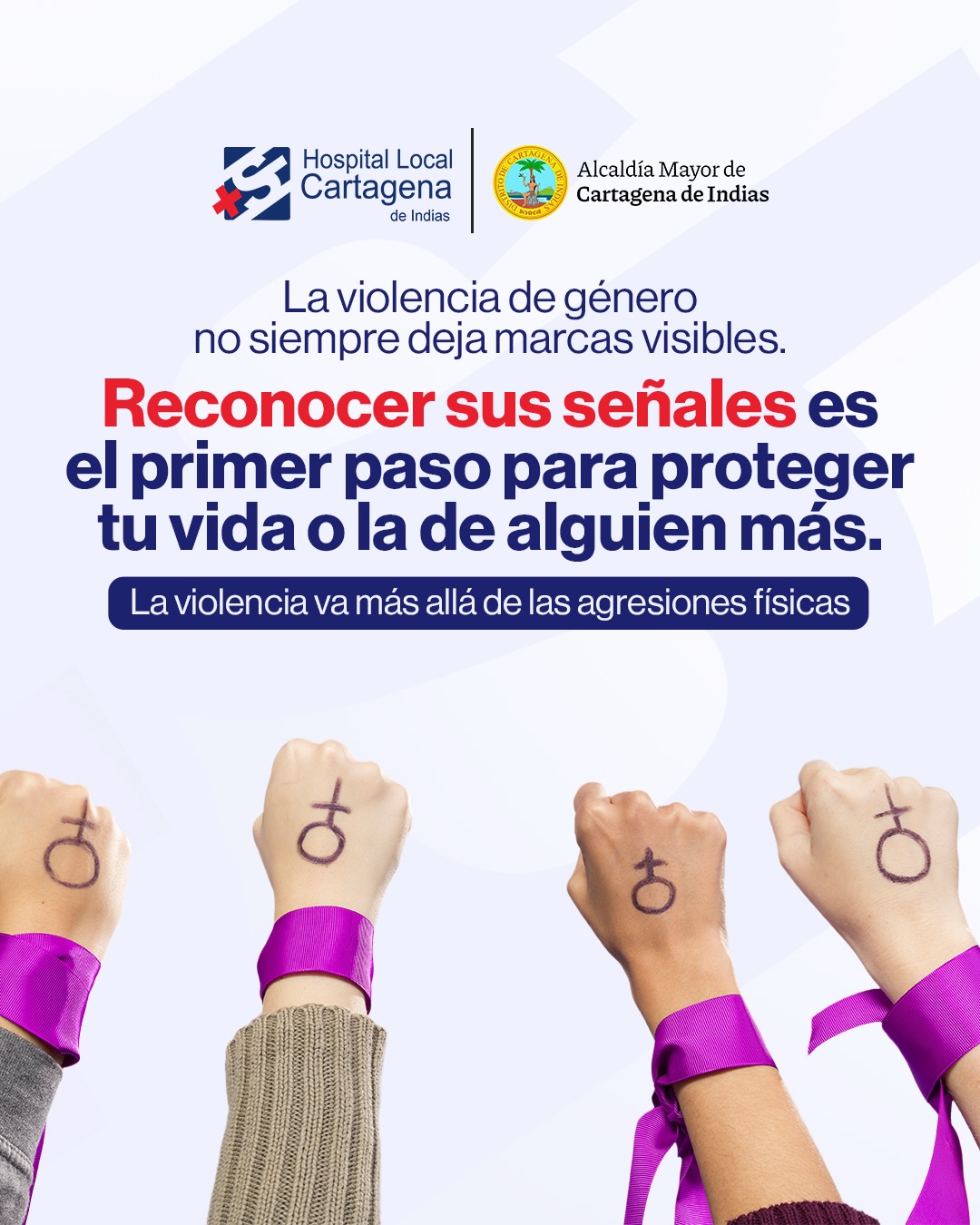 💜 La violencia de género no siempre deja marcas visibles.

Muchas veces se manifiesta a través del control, las amenazas, la manipulación o el aislamiento. Reconocer estas señales es el primer paso para prevenirla y buscar apoyo.

👉 Desliza y conoce cómo identificar las diferentes formas de violencia de género.

💬 Comparte este carrusel.La información puede ayudar a proteger la vida de alguien.

📍 Si tú o alguien que conoces necesita orientación o apoyo, acércate a tu centro de atención más cercano. No estás sola.