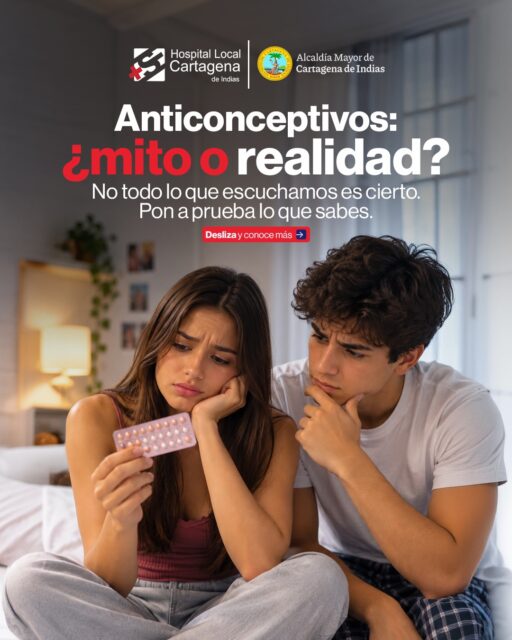 💙 ¿Mito o realidad? No todo lo que escuchamos sobre los anticonceptivos es cierto.

Hay mucha información circulando y conocer la realidad es clave para tomar decisiones informadas sobre tu salud sexual y reproductiva.

👉 Desliza el carrusel, derriba algunos mitos y conoce las realidades sobre los anticonceptivos.

✨ Más información, menos mitos. Porque informarte, educarte y cuidar tu salud también te da herramientas para decidir.

📍 ¿Tienes dudas? Acércate a tu centro de atención más cercano y recibe orientación.