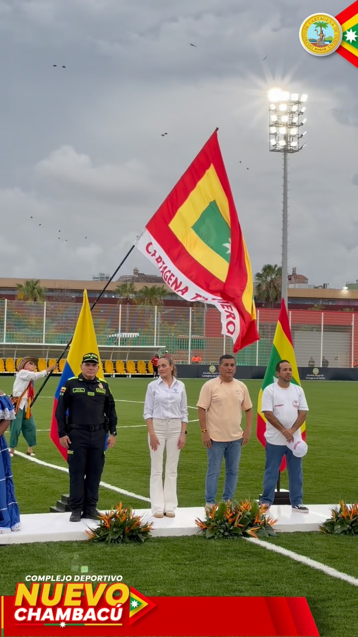 🏟️ ¡Cartagena estrena un nuevo escenario para el deporte!

Hoy se dio apertura a la Fase 2 del Nuevo Chambacú ‘Ligas Mayores’, un espacio que llega para transformar nuestra ciudad y convertirse en un punto de encuentro para el deporte, las familias y la ciudadanía.

Más espacios para disfrutar, compartir y hacer que el deporte siga brillando en Cartagena. 🏆⚽