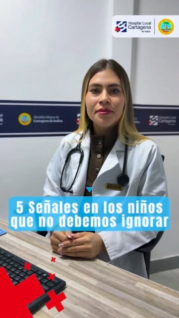 💛🎗️ Hay señales en los niños que no debemos ignorar.

Algunos cambios persistentes en su salud pueden requerir atención médica. Reconocerlos y consultar oportunamente es fundamental para cuidar su bienestar.

🏥 Desde la ESE Hospital Local Cartagena de Indias, promovemos la detección oportuna y el cuidado integral de los niños.

💛 Si notas algo inusual o persistente en tu hijo, acude a valoración médica. Detectar a tiempo puede marcar la diferencia.

📲 Comparte esta información con otras familias. ¡Informar también es cuidar!